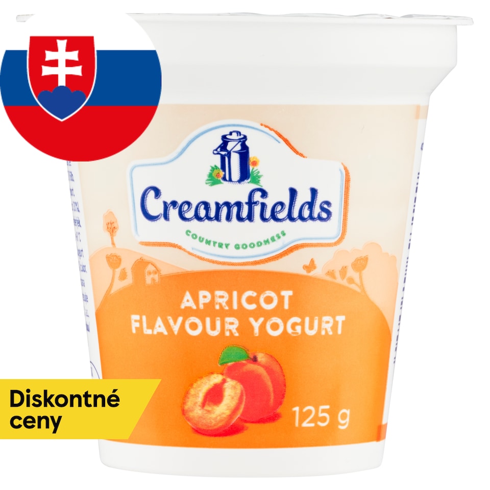 Creamfields Jogurt s marhuľovou príchuťou 125 g