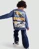 image 2 of Hot Wheels Pure Cotton Long Sleeved Top in Blue