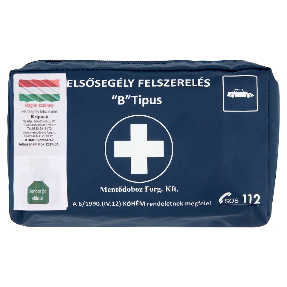 B-típusú elsősegély felszerelés