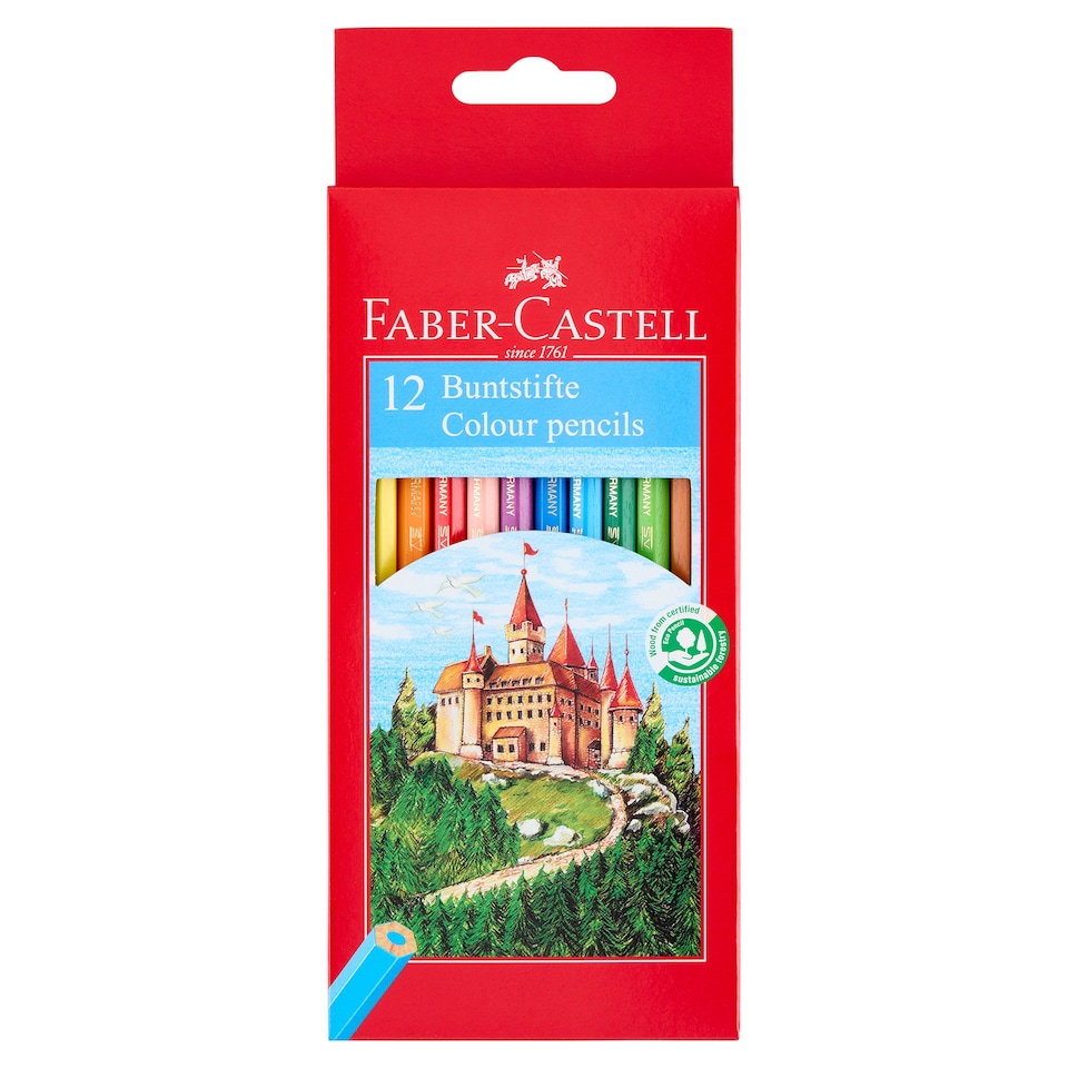 Faber-Castell Bright Colour Pencils 12 pcs