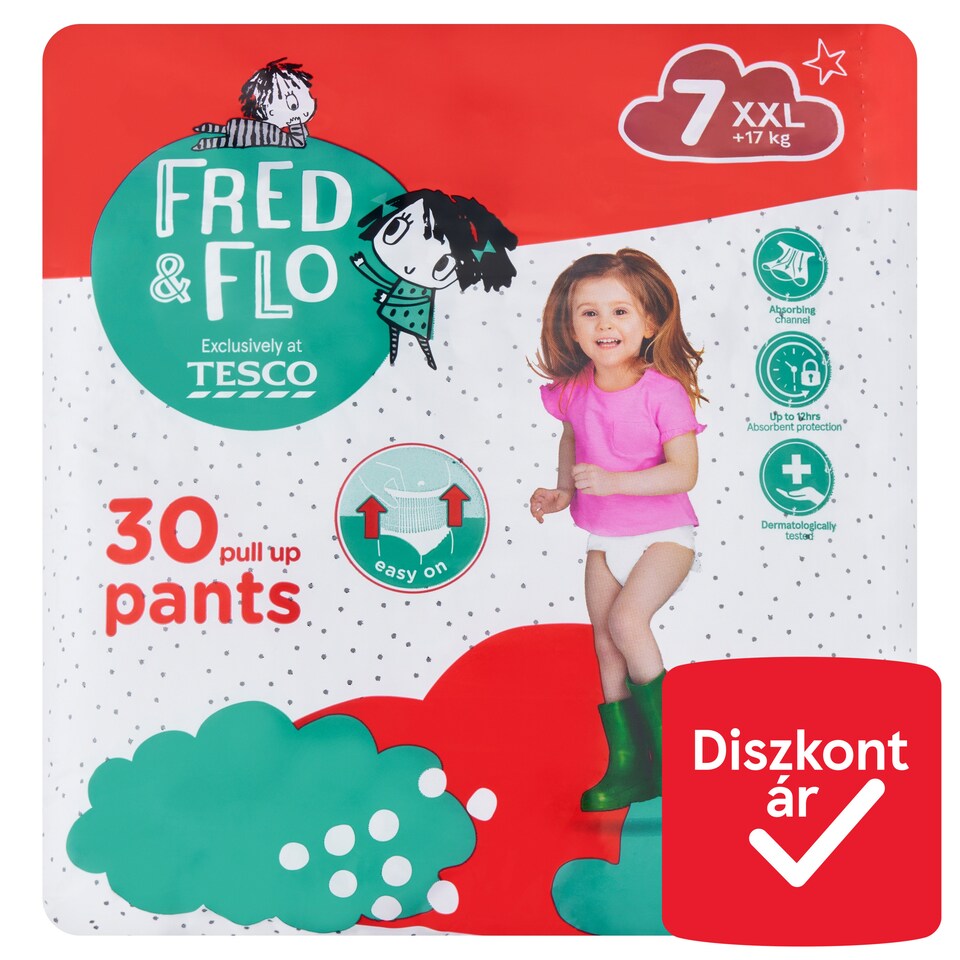 Fred & Flo bugyipelenka XXL 7 +17 kg 30 db  1. kép