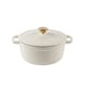 image 2 of Salter Cream Cast Iron Casserole Pot 24cm