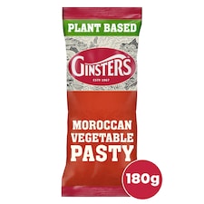 Ginsters Vegan Moroccan Vegetable Pasty 180G