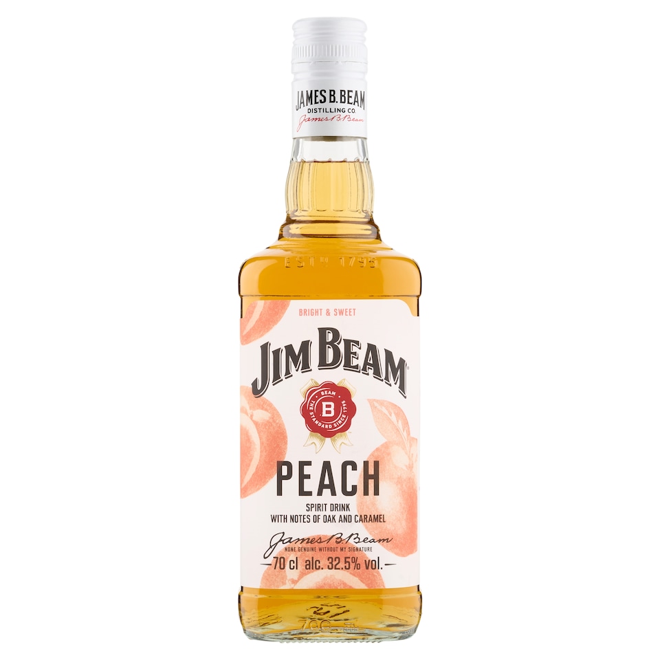 Jim Beam Peach Spirit Drink 32,5% 0,7 l