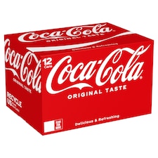 Coca-Cola Original Taste Soft Drink 12x330ml
