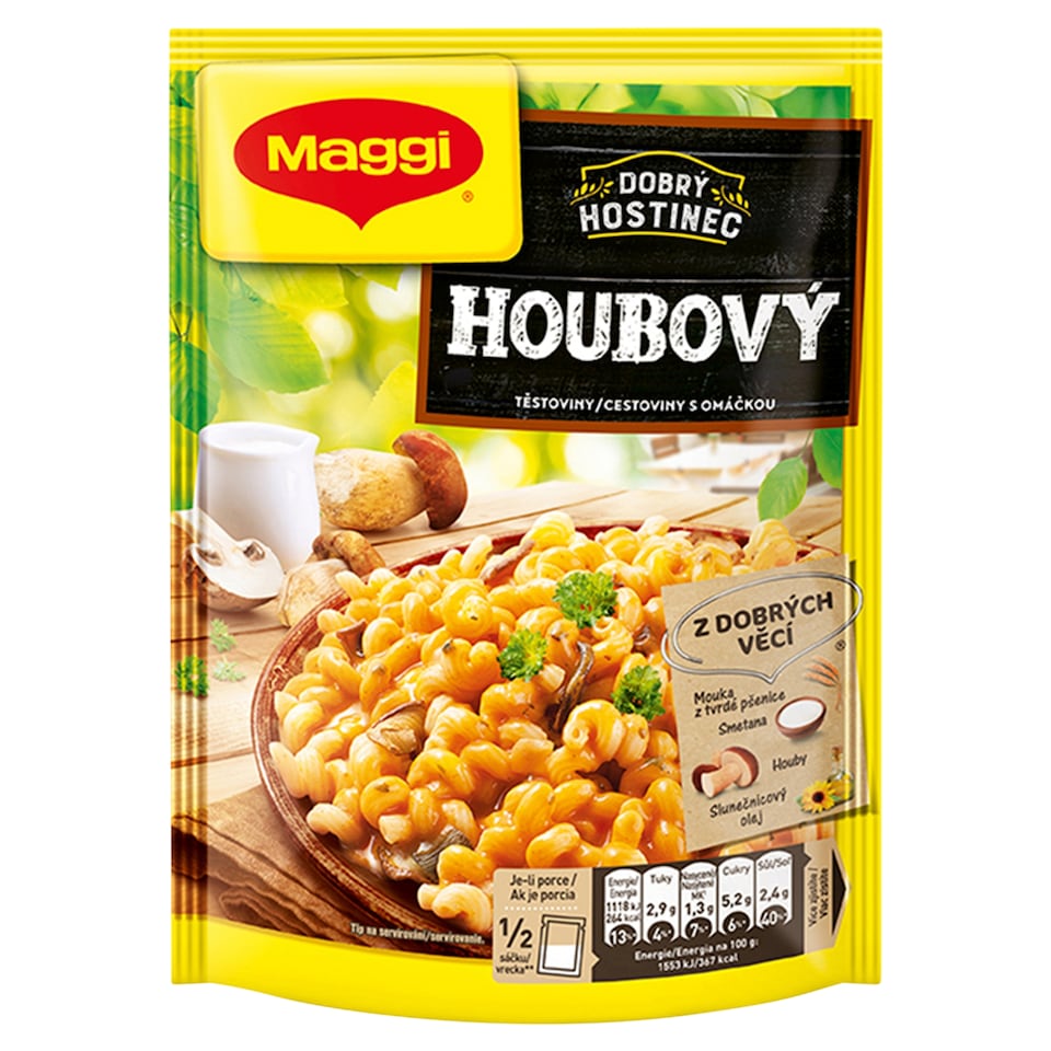 MAGGI Dobrý Hostinec Mushroom, Pasta with Sauce Bag 144 g
