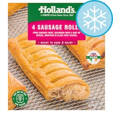 Holland's 4 Sausage rolls 424g