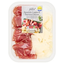 Tesco Finest Ruffled Copa and Iberico cheese 90g