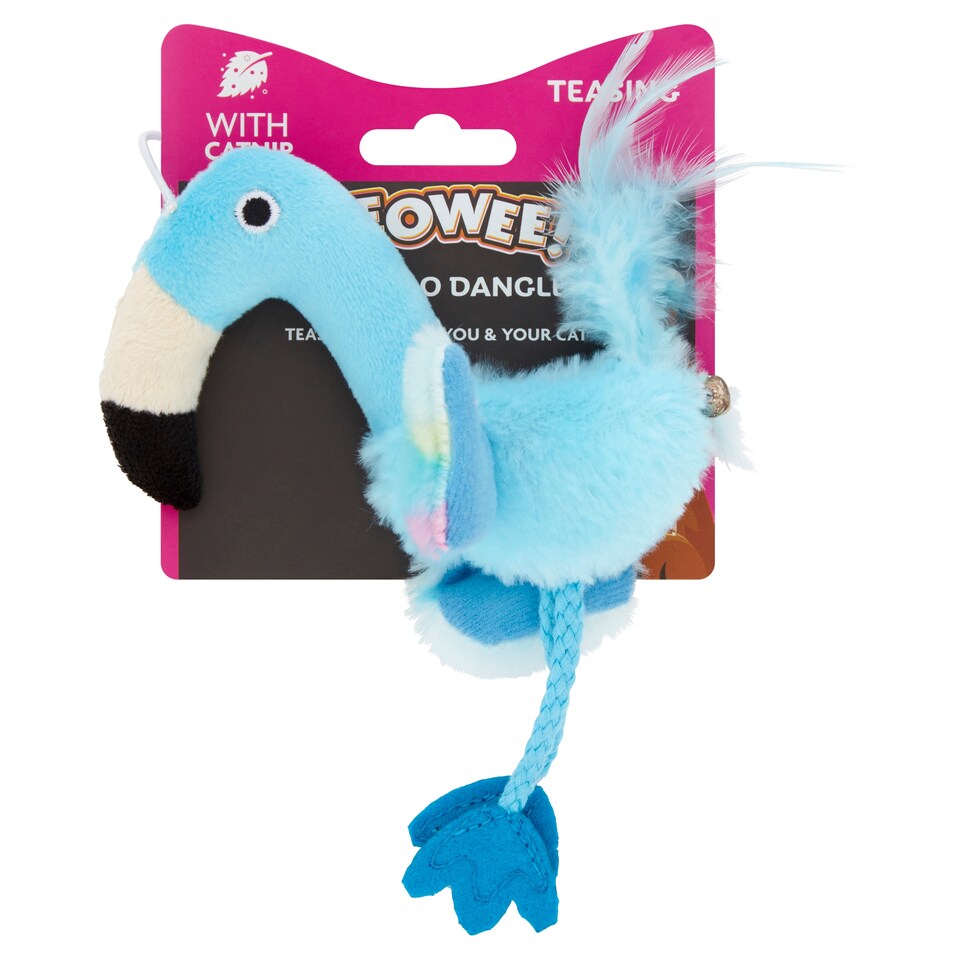 Meowee Dangley Flamingo Cat Toy