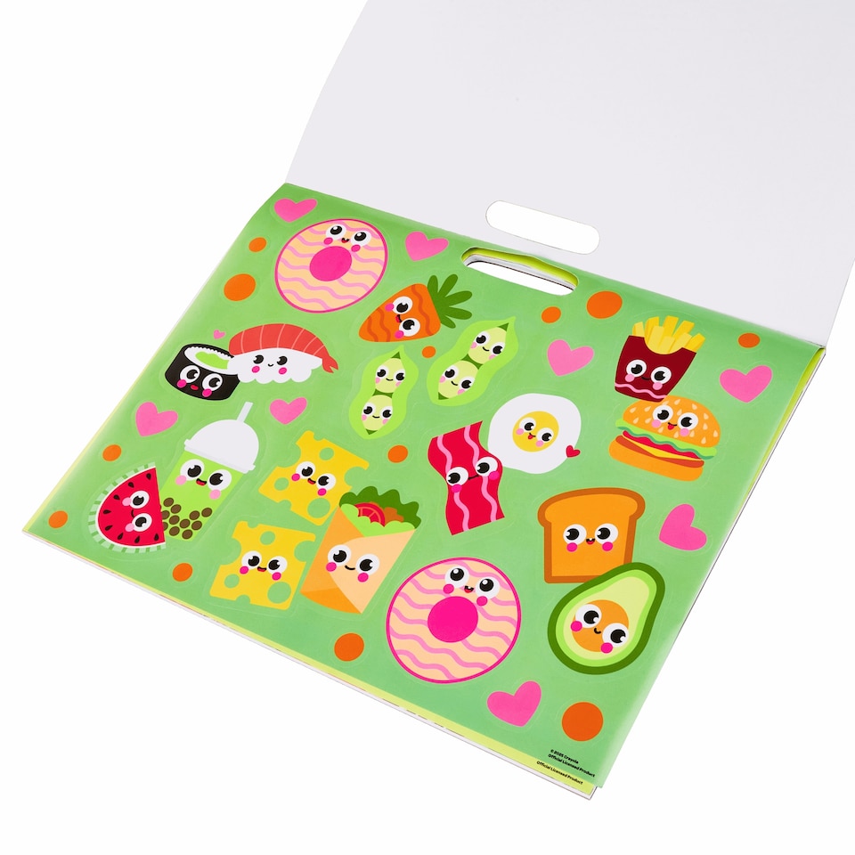 image 1 of Crayola A3 Colouring Pad Foodie Friends
