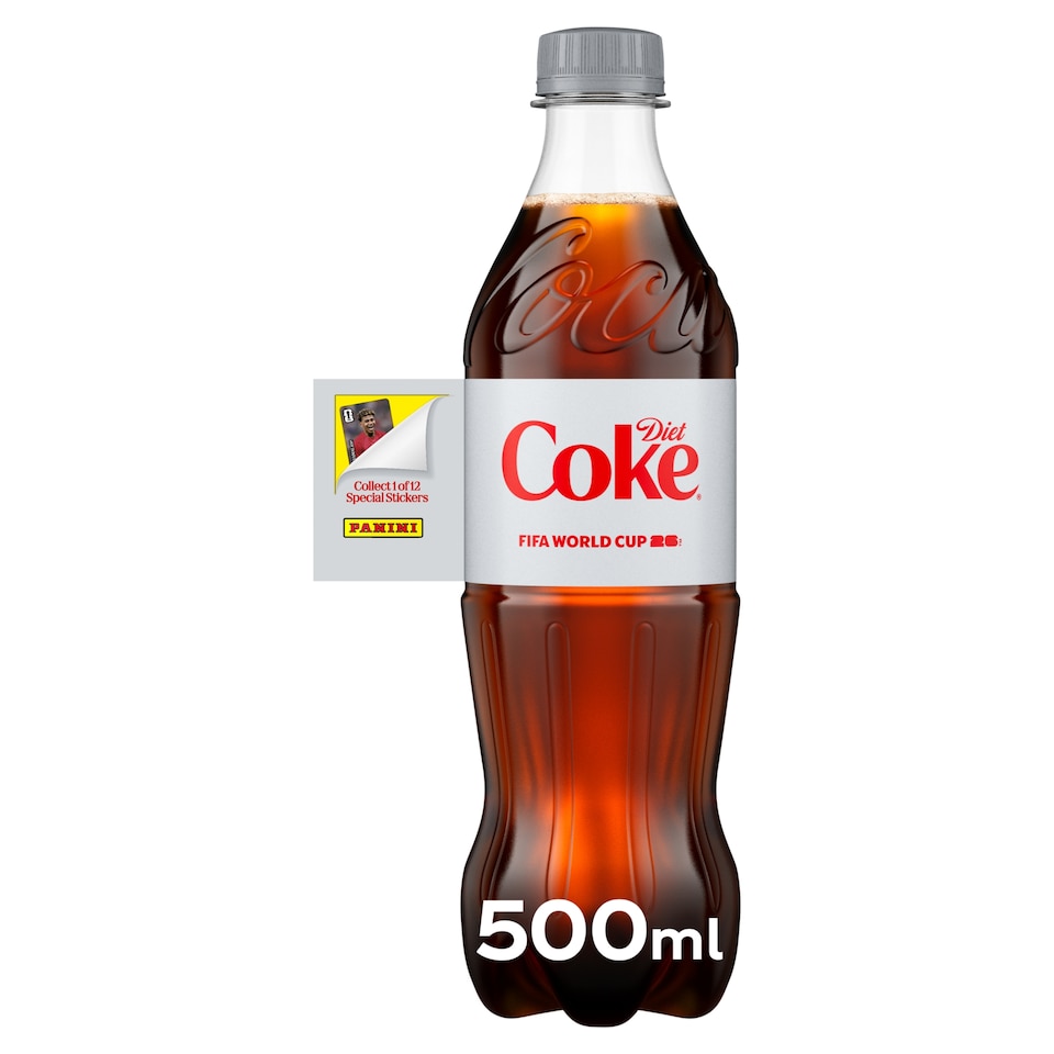 image 1 of Diet Coke Soft Drink Bottle 500 mL