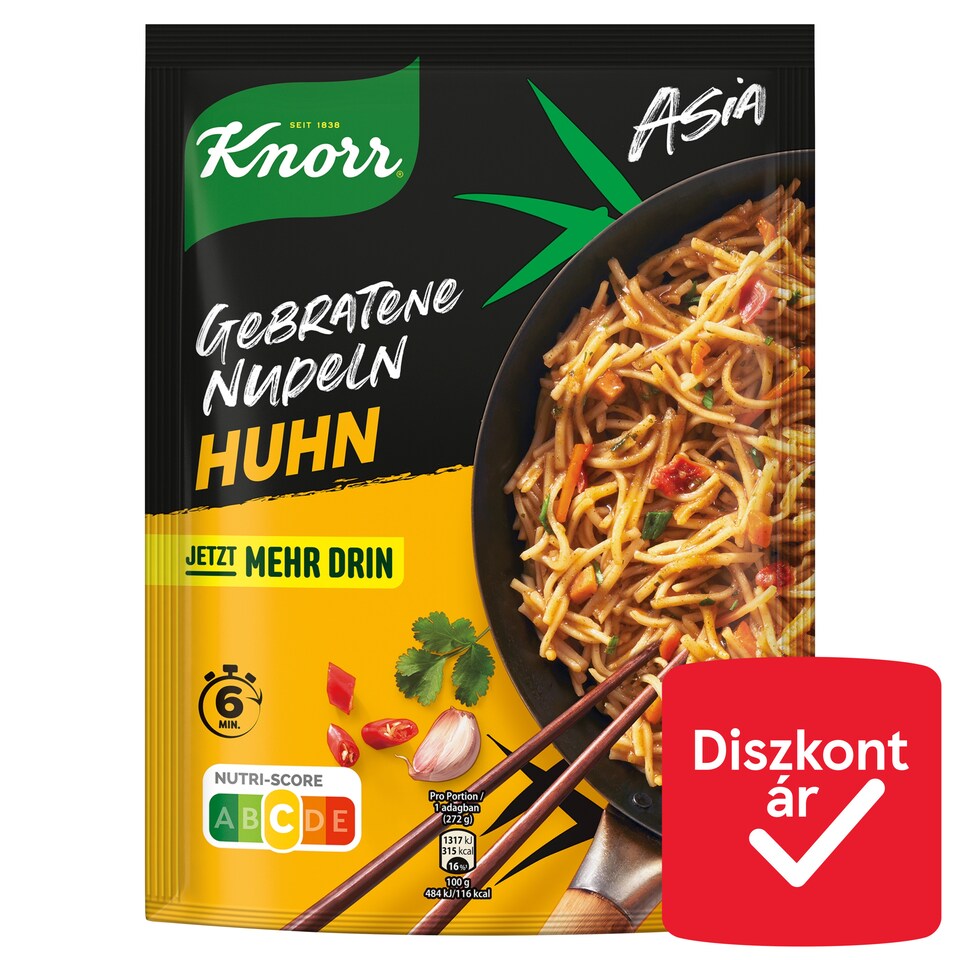Knorr Asian Fried Noodles with Slightly Spicy Chicken Flavoring 134 g