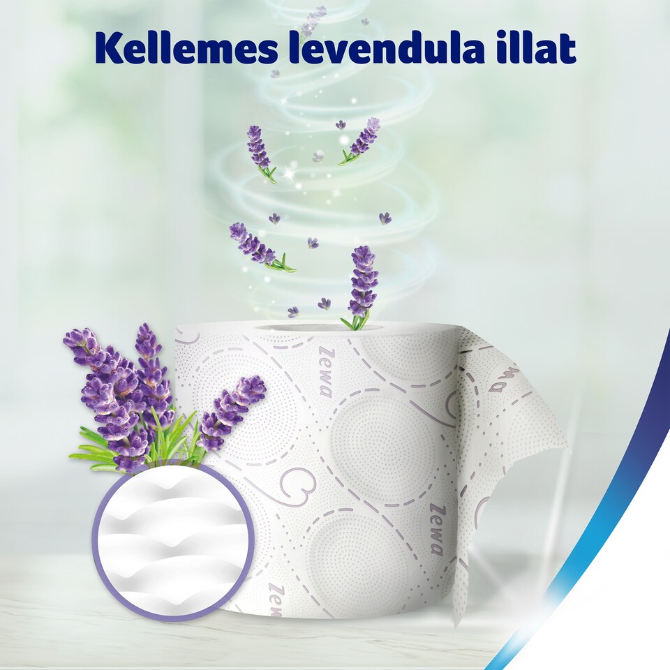 Zewa Deluxe Lavender Dreams toalettpapír 3 rétegű 16 tekercs 1. kép
