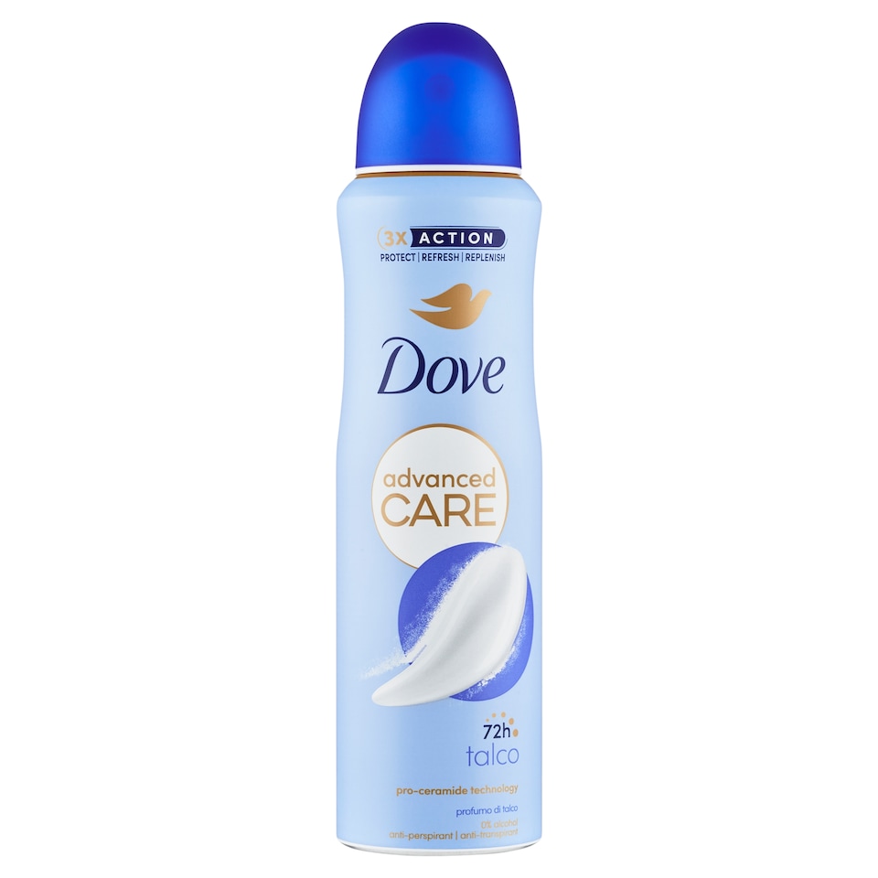 obrázok 1 z Dove Advanced Care Talco Antiperspirant sprej 150 ml
