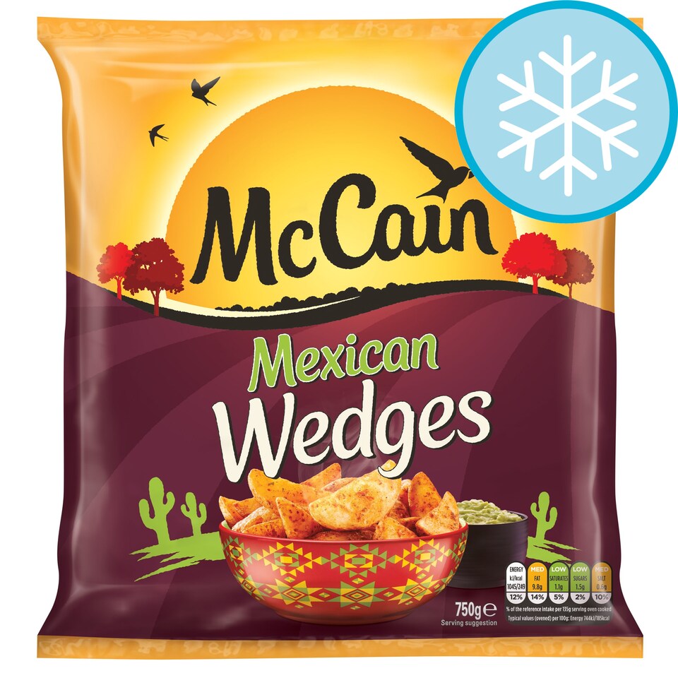 Mccain Mexican Wedges 750G