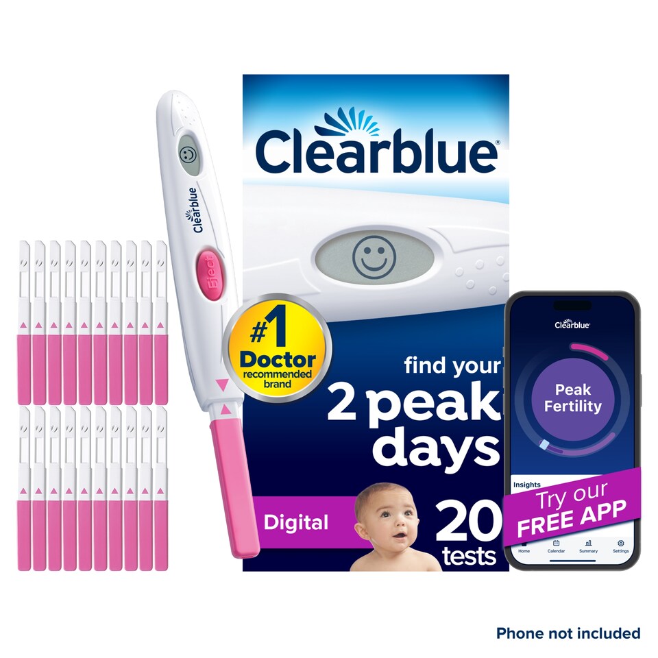 image 1 of Clearblue Digital Ovulation Test 20 Pack