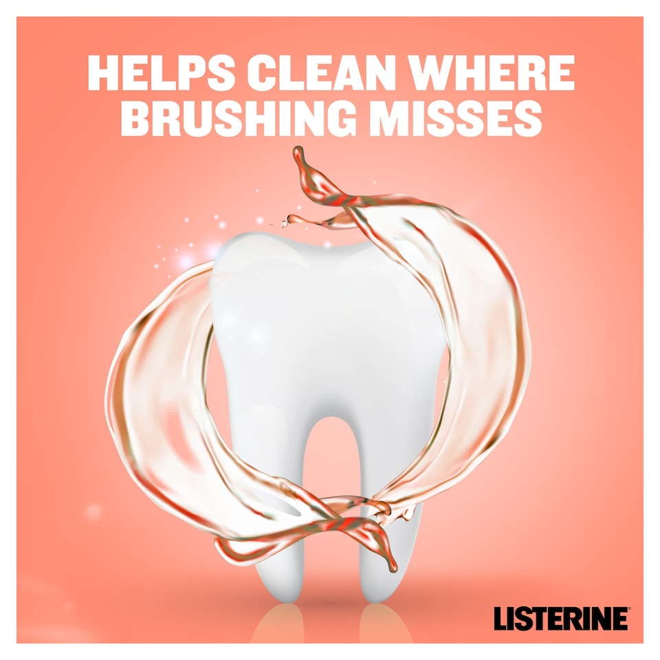 image 1 of Listerine Smart Rinse Kids Berry Mouthwash 500Ml