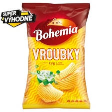 Bohemia Vroubky s příchutí sýr s jarní cibulkou 120g