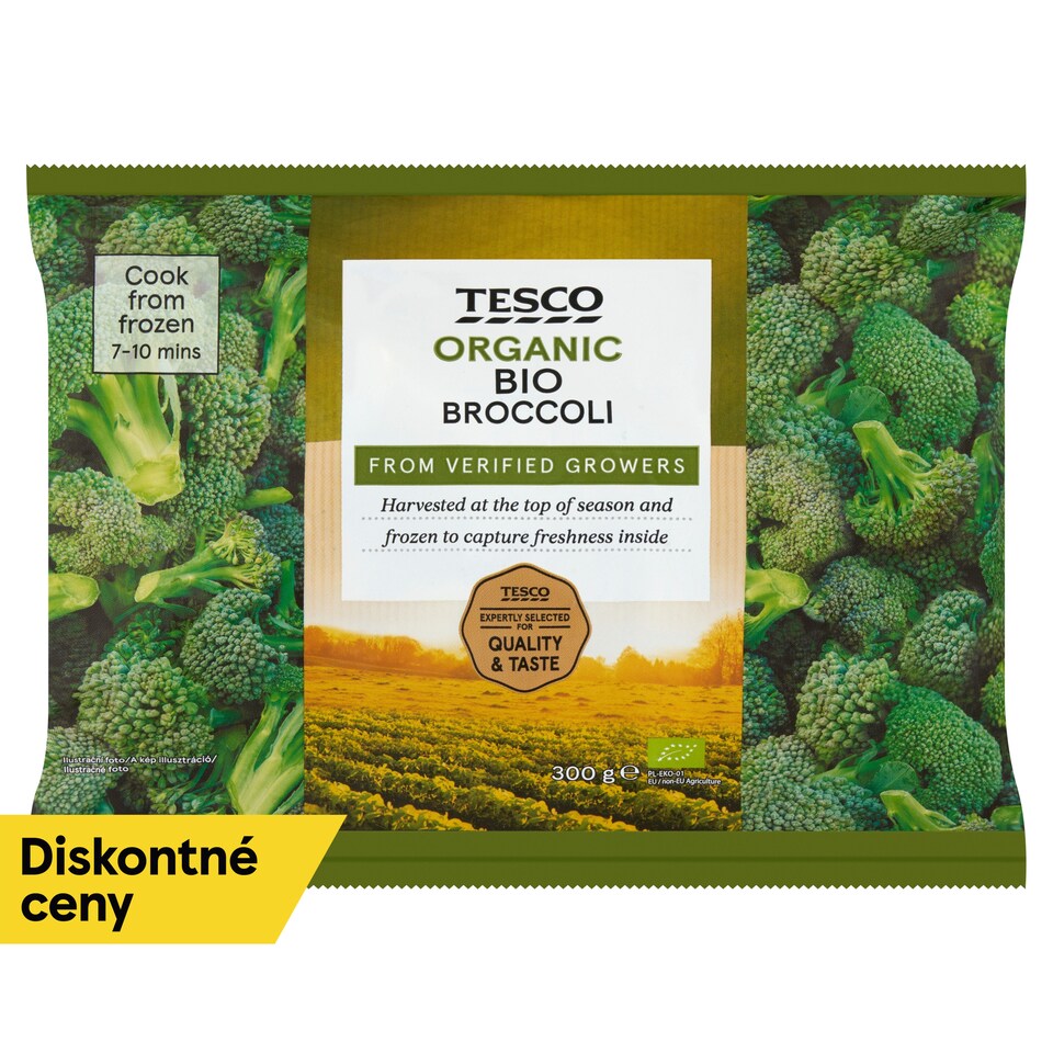 Tesco Bio brokolica 300 g