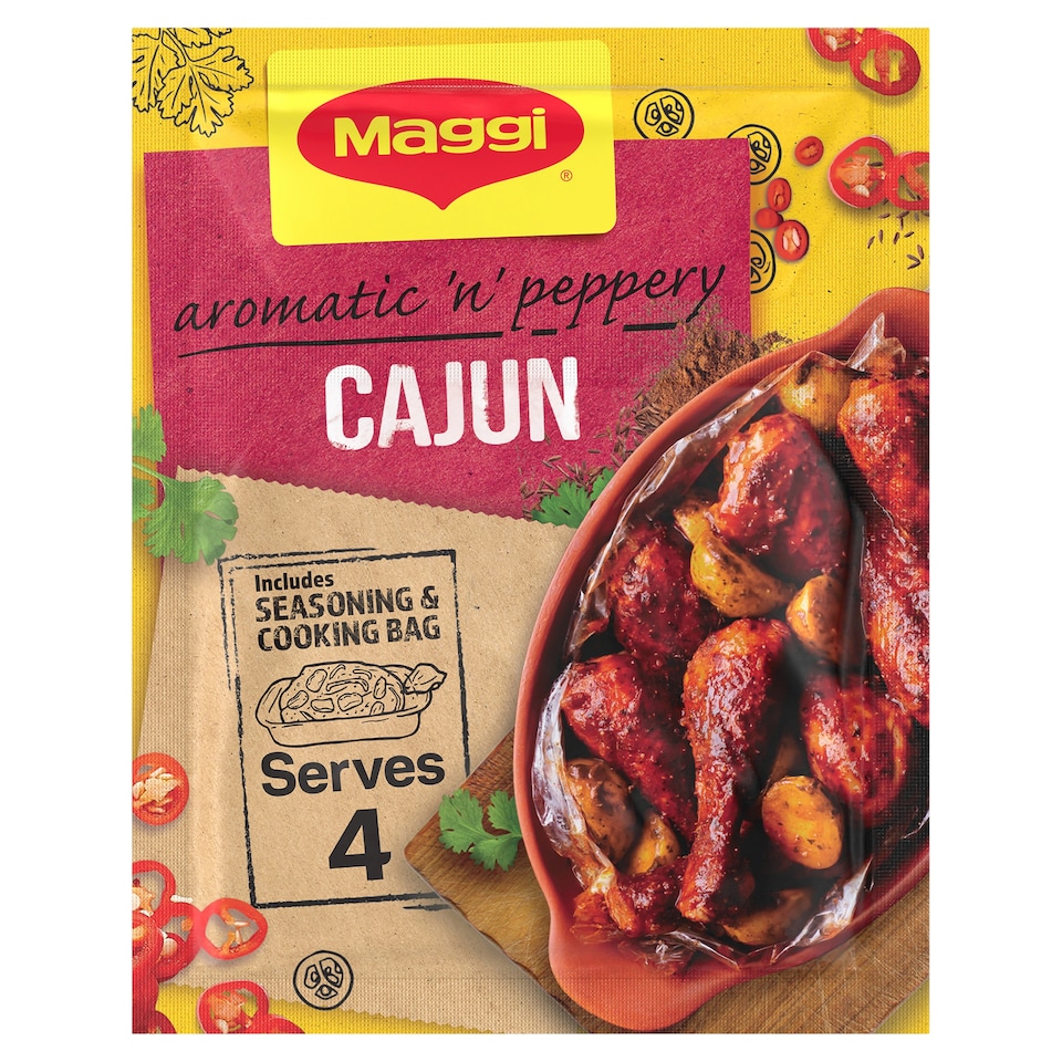 image 1 of Maggi So Juicy Cajun Recipe Mix 38g