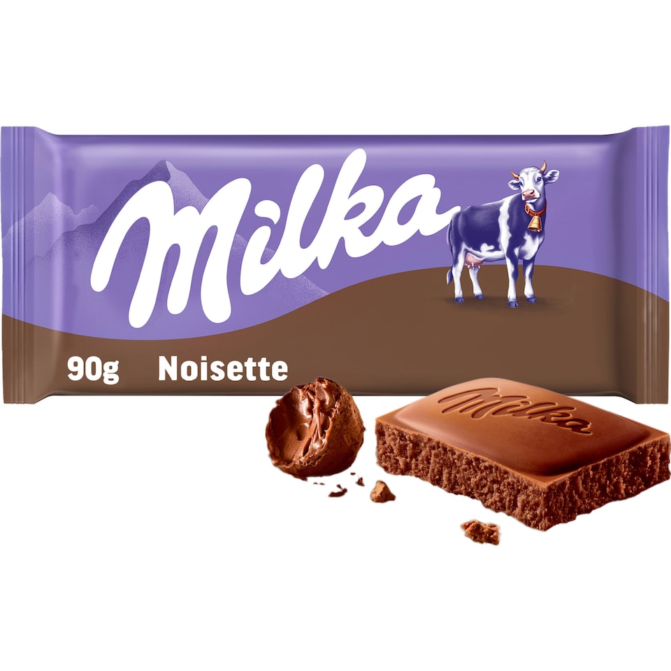 obrázok 1 z Milka čokoláda Noisette plnená krémom z lieskových orieškov 90 g