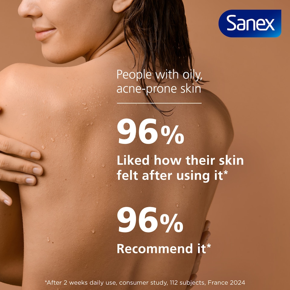 image 1 of Sanex Expert Skin Health+ Skin Therapy Oily Skin Body Wash 450ml