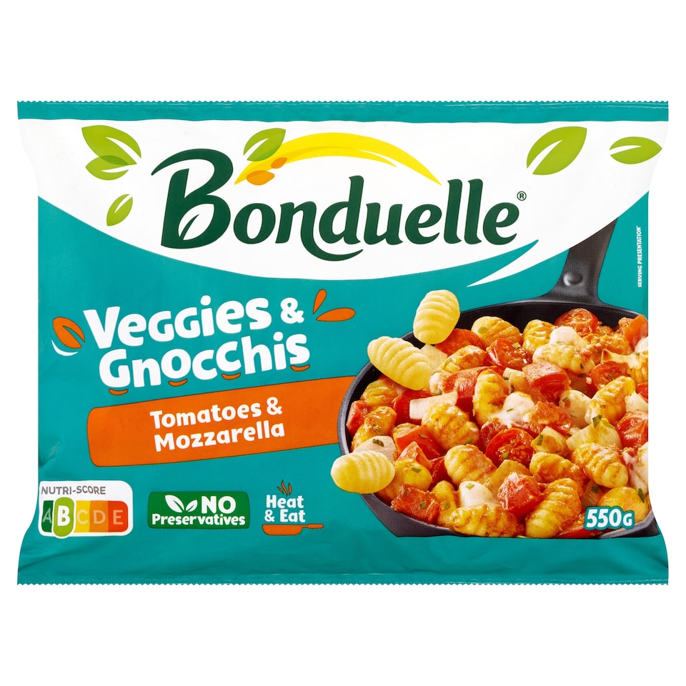 Bonduelle fagyasztott zöldségkeverék gnocchival és sajttal 550 g  1. kép