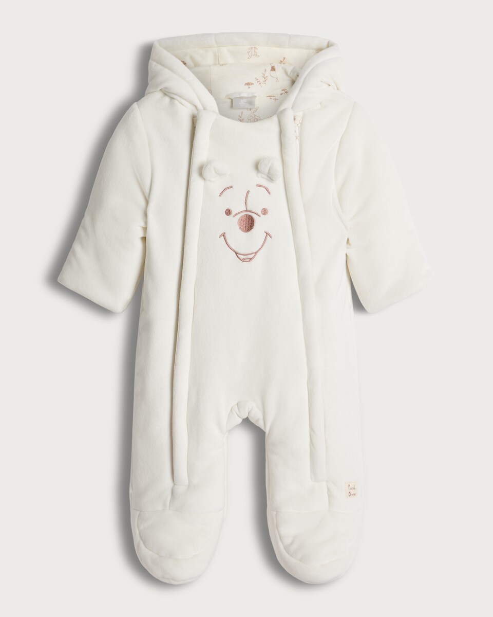image 1 of Disney Winnie the Pooh Pramsuit in White