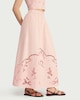 image 2 of F&F Pure Cotton Cutwork Co-ord Midi Skirt in Pink