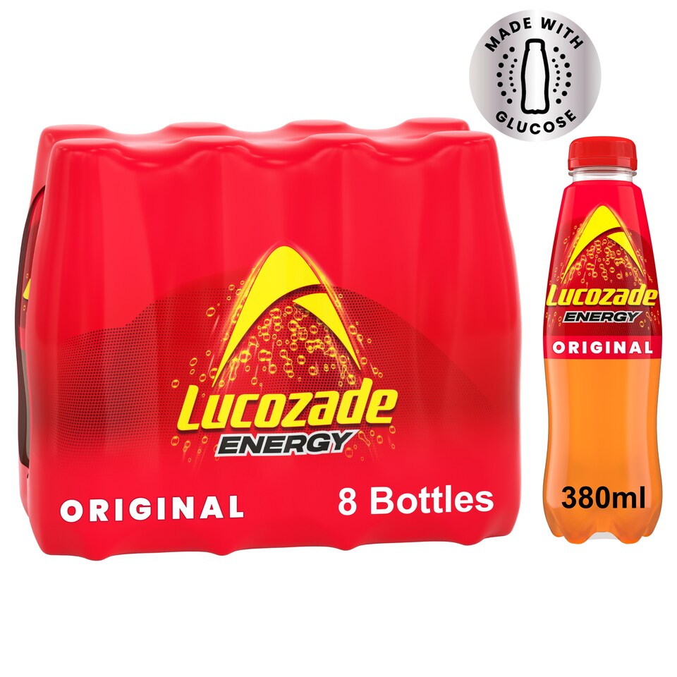 Lucozade Energy Original Drink 8 X 380Ml