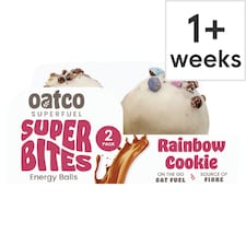 Oatco Super Bites Rainbow Cookie Oat Energy Balls 2 Pack 68G