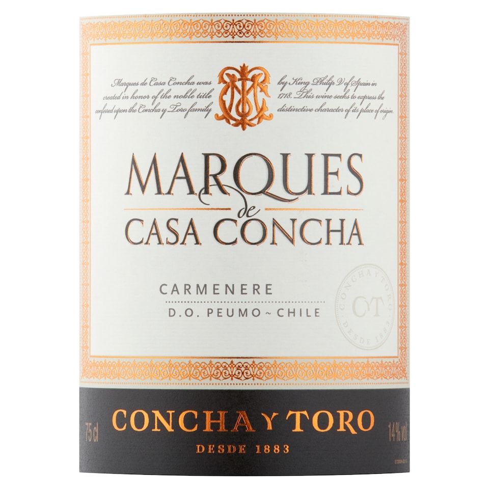 image 1 of Marques de Casa Concha Carmenere 75cl