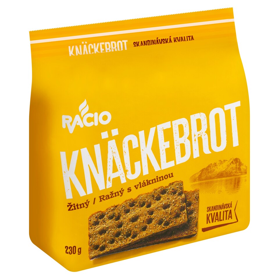 Obrázek 1 pro produkt Racio Knäckebrot žitný s vlákninou 230g