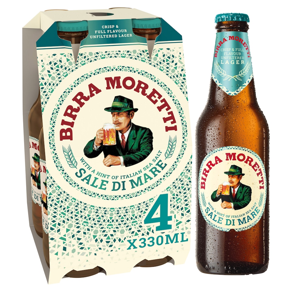 Birra Moretti Sale Di Mare Lager 4x330ml