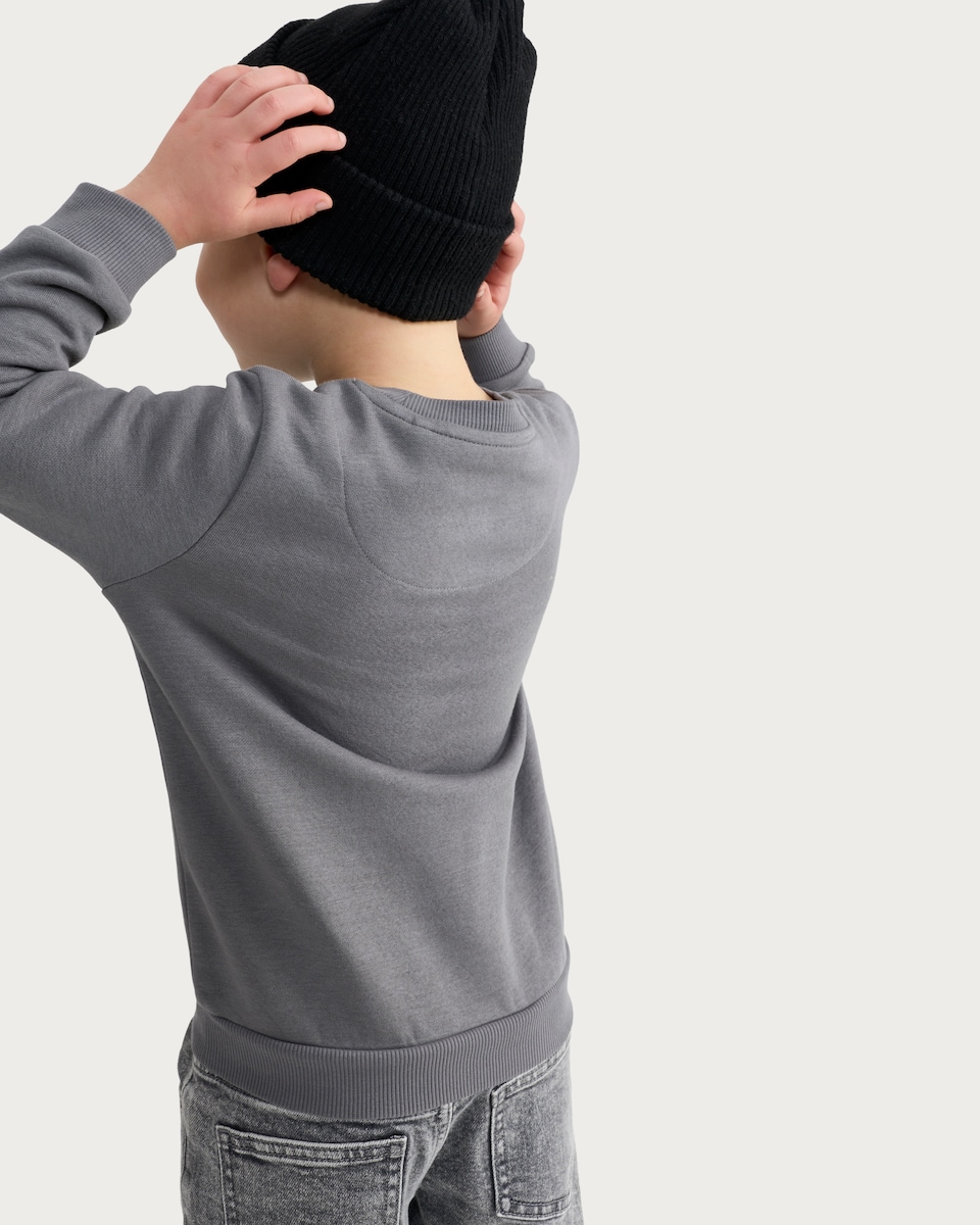 image 1 of Paw Patrol Cotton Rich Keep on Truckin' Sweatshirt in Grey