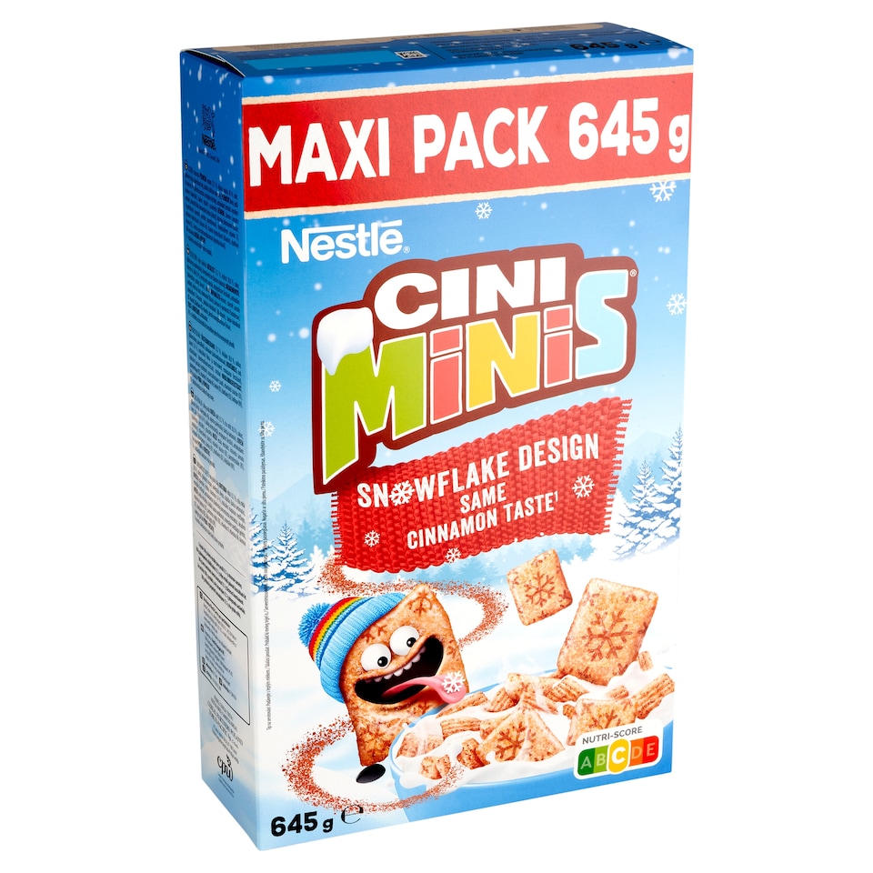 Cini Minis Crispy, Cinnamon Cereal with Whole Wheat Vitamins and Iron 645 g