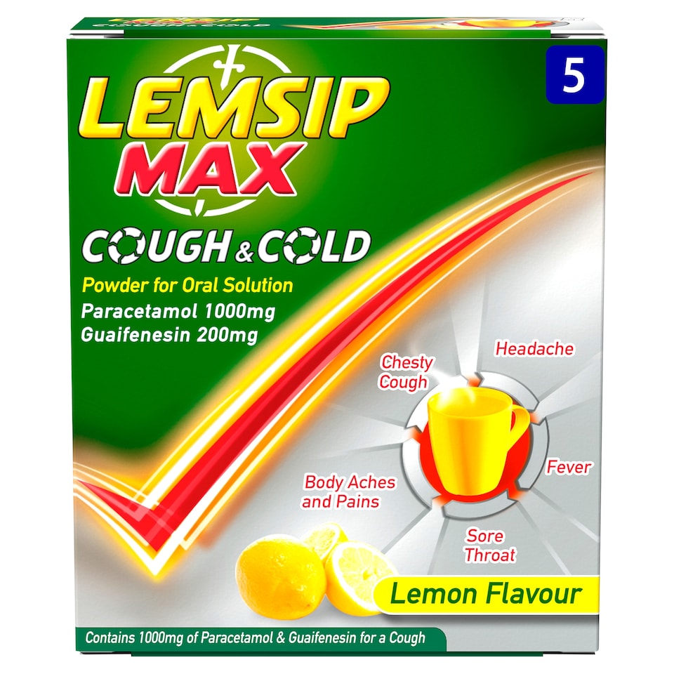 Lemsip Cough And Cold Sachets 5S