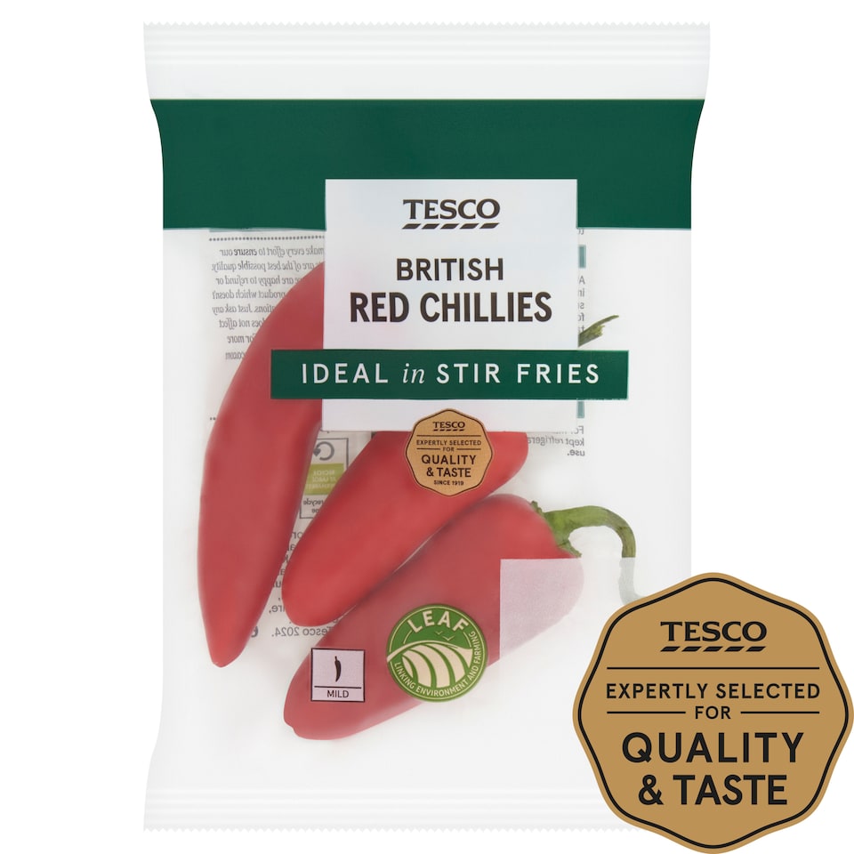 image 1 of Tesco Red Chillies 60G
