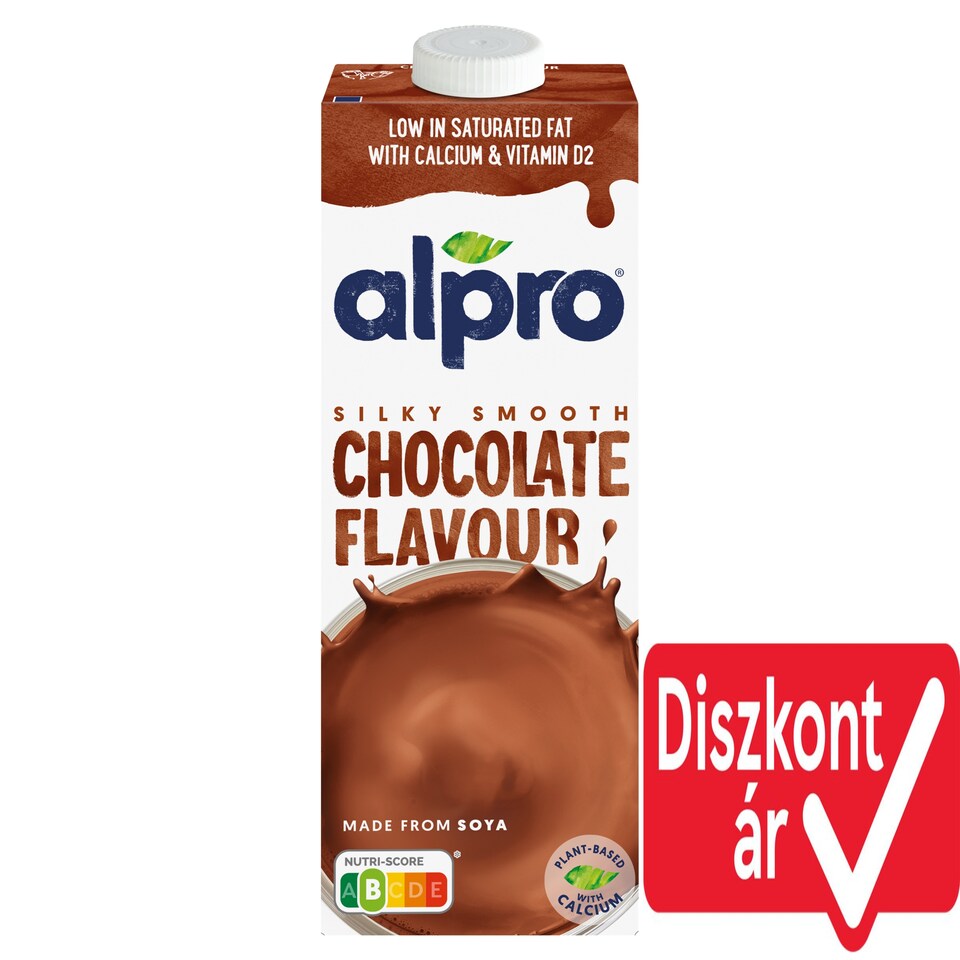 Alpro csokoládéízű szójaital hozzáadott kalciummal és vitaminokkal 1 l 