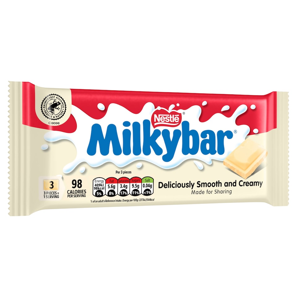 image 1 of Milkybar White Chocolate Sharing Bar 90g