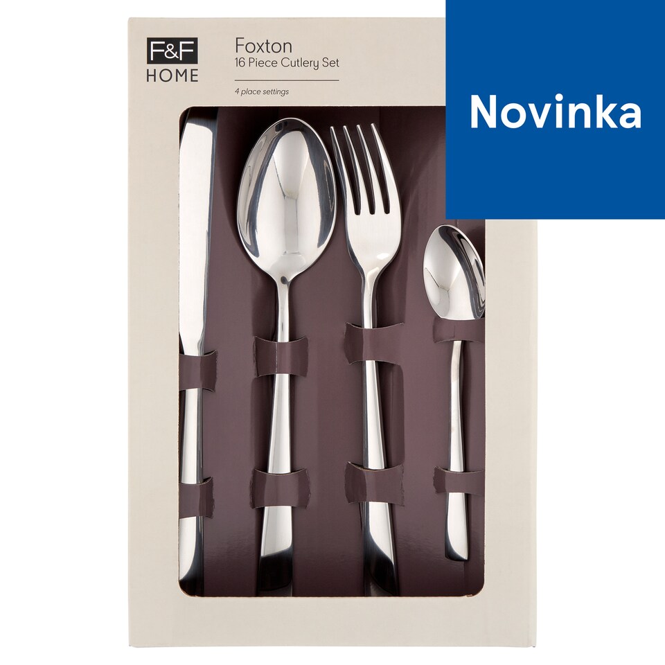 F&F Home Foxton súprava príborov 16 ks