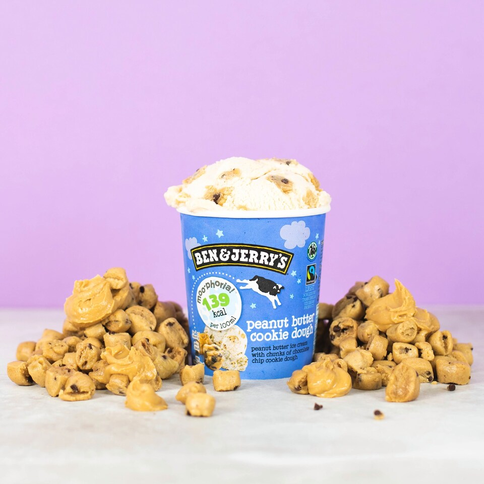 image 1 of Ben & Jerry Moophoria Peanut Butter Cookie Dough 465Ml