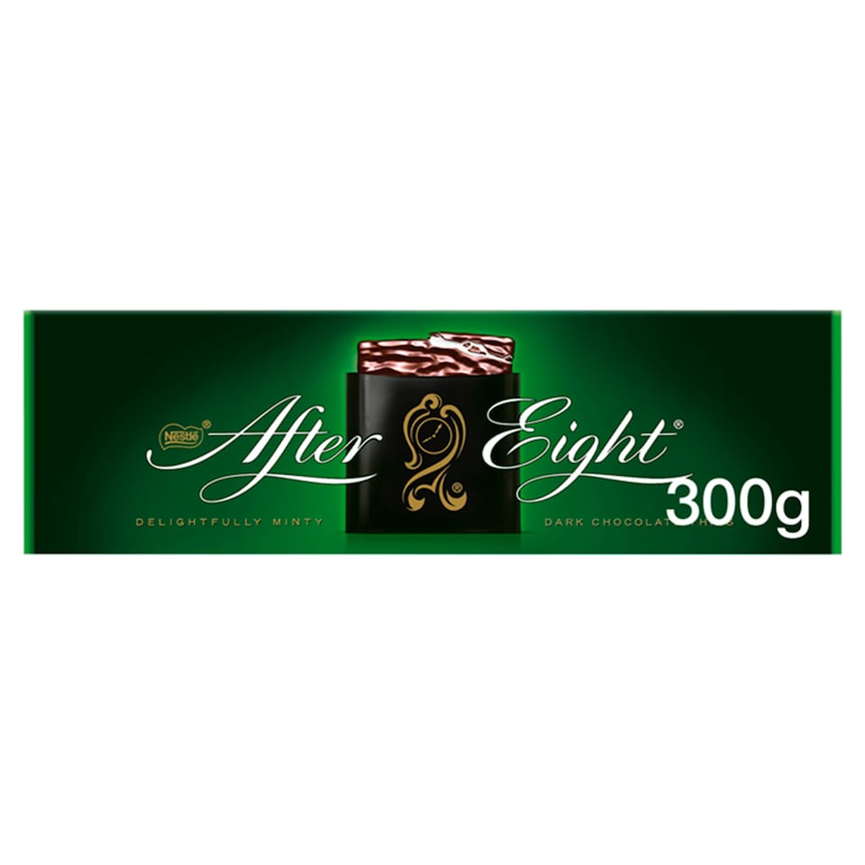 After Eight Dark Mint Chocolate Box 300g - Tesco Groceries