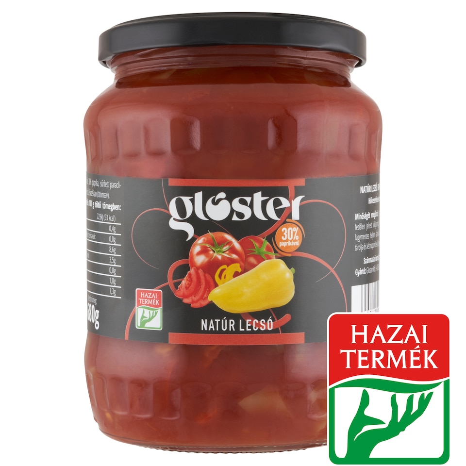 Gloster Unflavoured Ratatouille with 30% Pepper 680 g