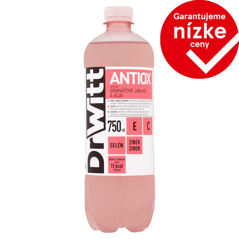 DrWitt ANTIOX granátové jablko a acai 750 ml