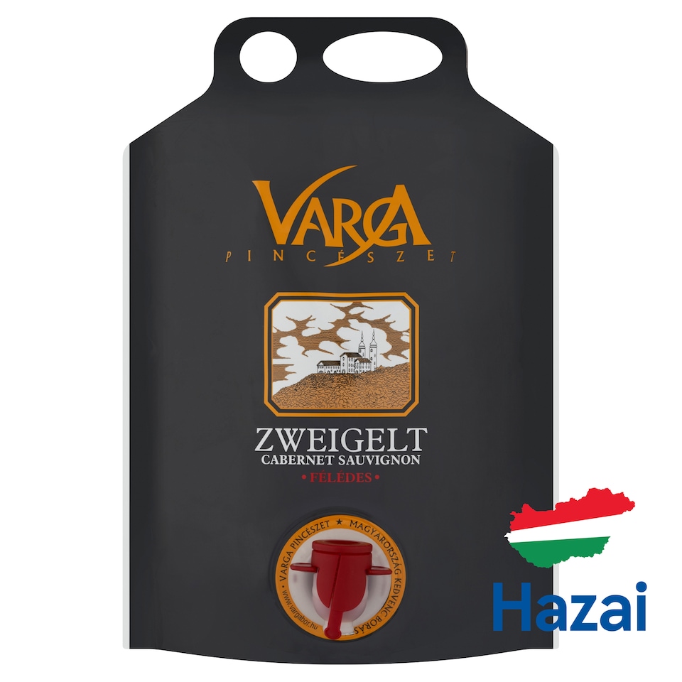 Varga Pincészet Zweigelt-Cabernet Sauvignon félédes vörösbor 3 l