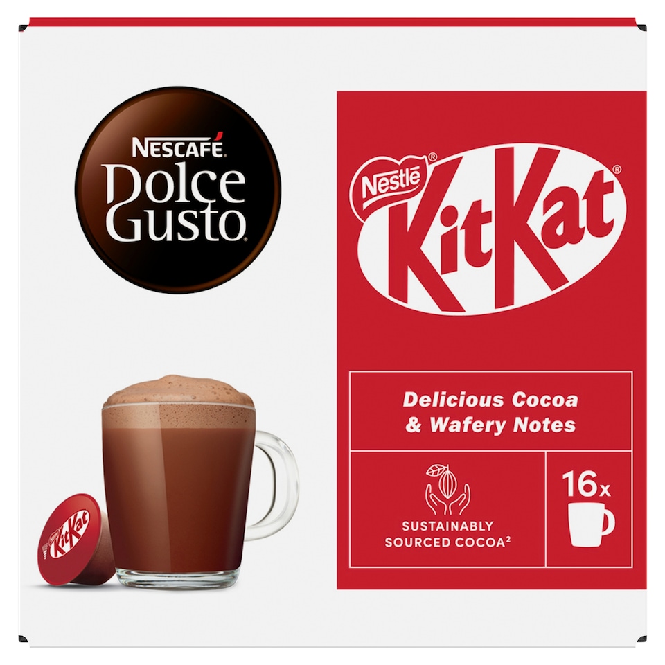 image 1 of NESCAFÉ Dolce Gusto KitKat - Cocoa Drink - 16 pcs