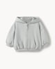 image 1 of F&F Baby Cotton Rich Zip Up Hoodie in Grey
