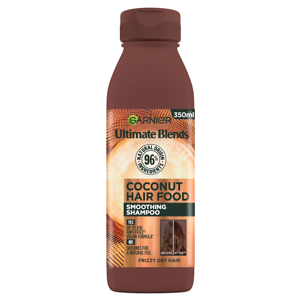 image 1 of Garnier Ultimate Blends Hair Food Coconut & Macadamia Shampoo 350ml