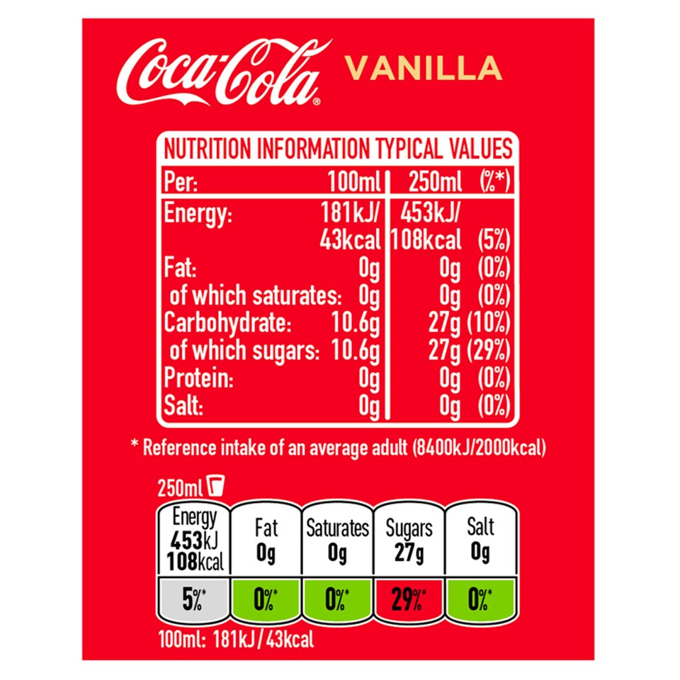 image 1 of Coca-Cola Coke Vanilla 1.75L